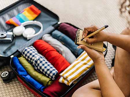 International packing list for solo travelers