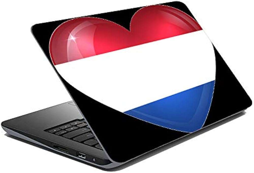 Laptop with Netherlands flag