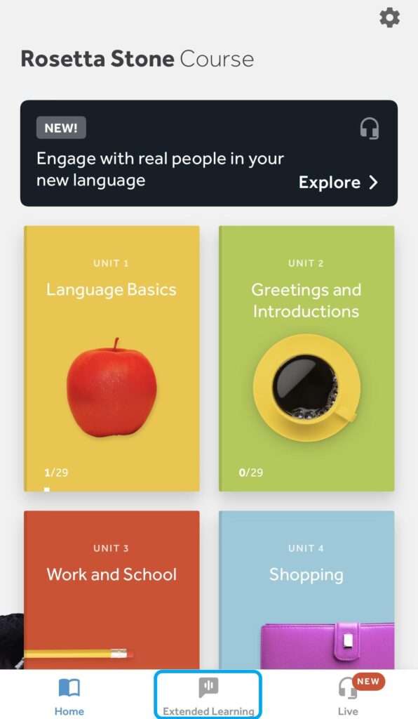 Rosetta Stone App