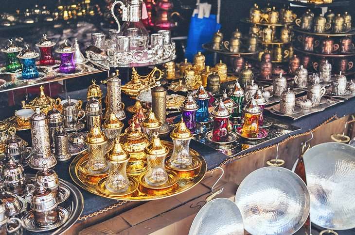 Turkish Traditional Copper Tea Set